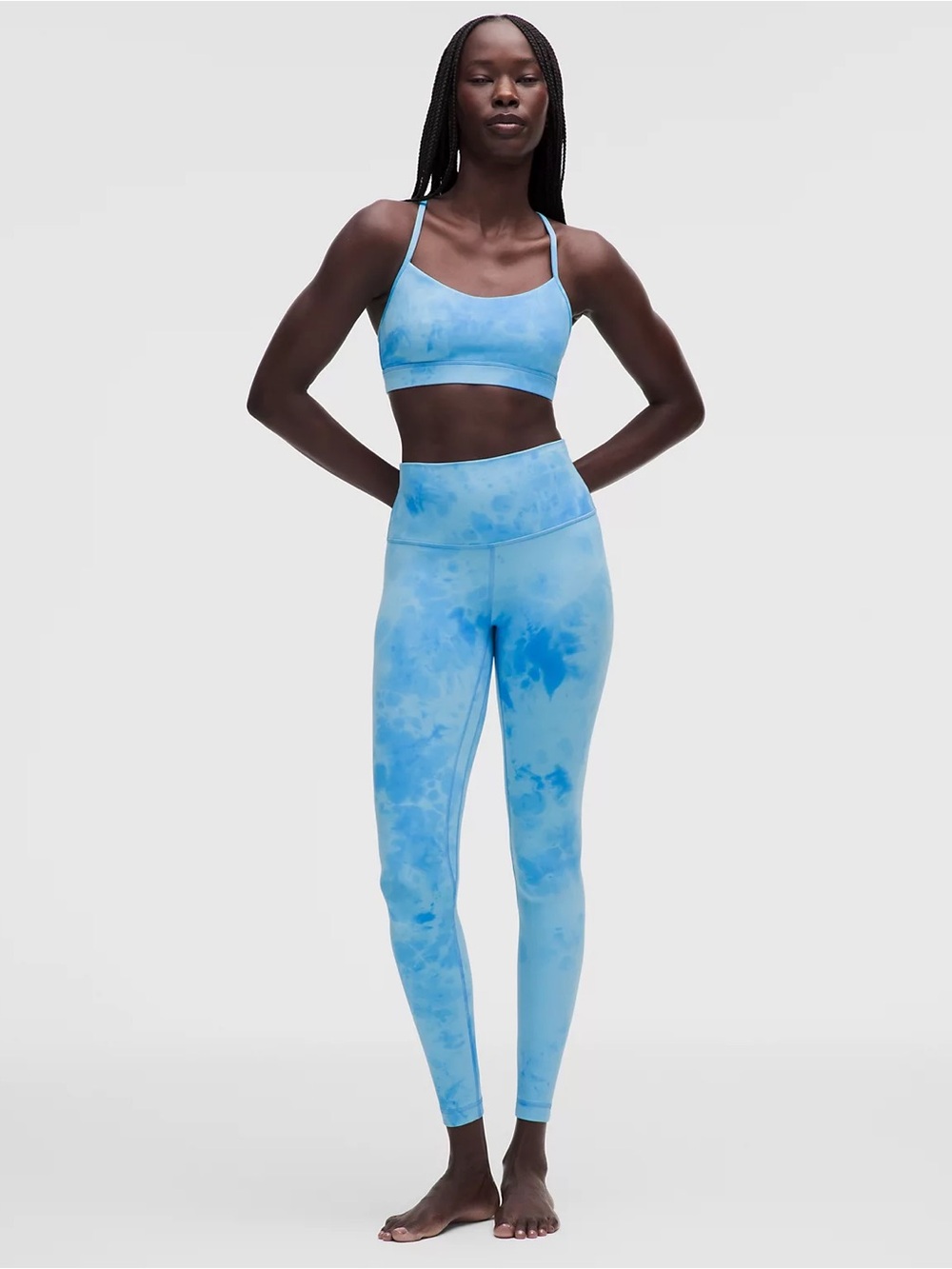 Lululemon Align no line Leggings 28” smoothie wash blueberry